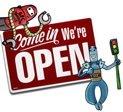 Yes, We're Open! ^_^