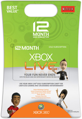 Xbox Live on Xbox Live 13 Month Gold Card    32  35 Usd  Gfc